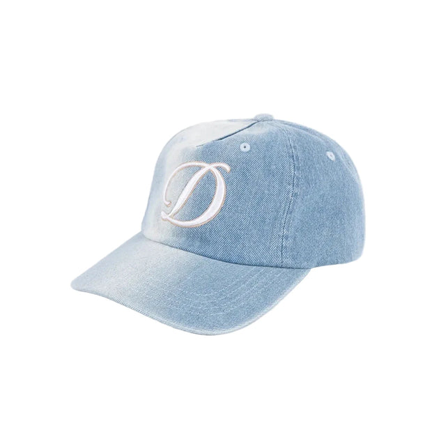 DIME Cursive Denim Worker Cap Blue Washed Men's Hats Dime MTL 