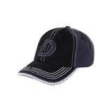 DIME Wavy D Low Pro Cap Black Men's Hats Dime MTL 