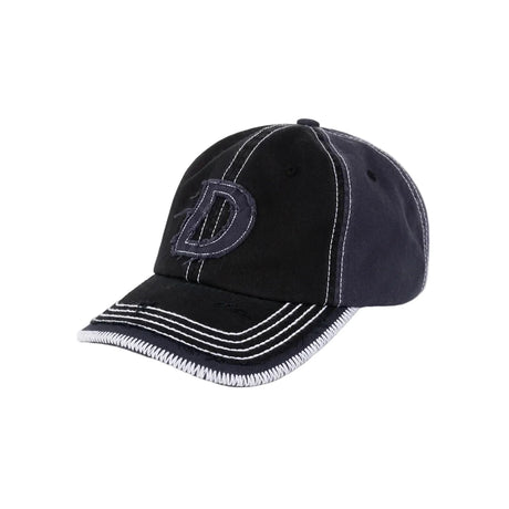 DIME Wavy D Low Pro Cap Black Men's Hats Dime MTL 