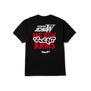 HUF x Gundam Heavy Arms T-Shirt Black Men's Short Sleeve T-Shirts huf 