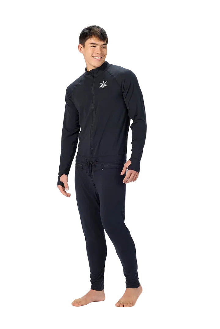 AIRBLASTER Hoodless Ninja Suit Black Men's Base Layers Airblaster 