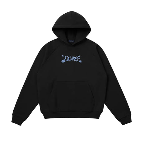 DIME Finger Print Pullover Hoodie Black Men's Pullover Hoodies Dime MTL 