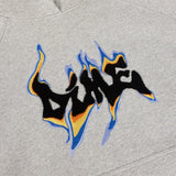 DIME Oil Hoodie Heather Grey Men's Pullover Hoodies Dime MTL 