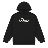 DIME Cursive Pullover Hoodie Black Men's Pullover Hoodies Dime MTL 