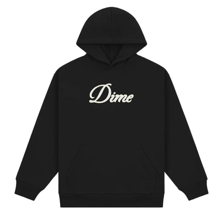 DIME Cursive Pullover Hoodie Black Men's Pullover Hoodies Dime MTL 