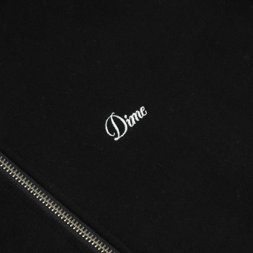DIME Cursive Small Logo Zip Hoodie Black – Freeride Boardshop
