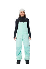 AIRBLASTER Women's Hot Bib Snow Pants Mint 2027 Women's Snow Bib Pants Airblaster 