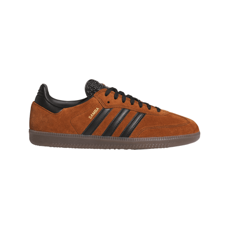 ADIDAS Samba ADV Shoes Dusky Bronze/Core Black/Gum Men's Skate Shoes Adidas 