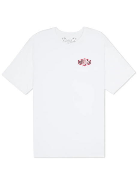 HURLEY The Original T-Shirt White Men's Short Sleeve T-Shirts Hurley 