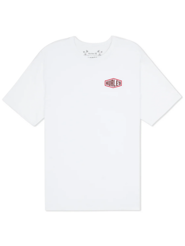 HURLEY The Original T-Shirt White Men's Short Sleeve T-Shirts Hurley 