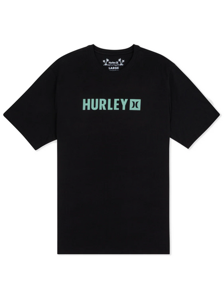 HURLEY The Box T-Shirt Black Men's Short Sleeve T-Shirts Hurley 