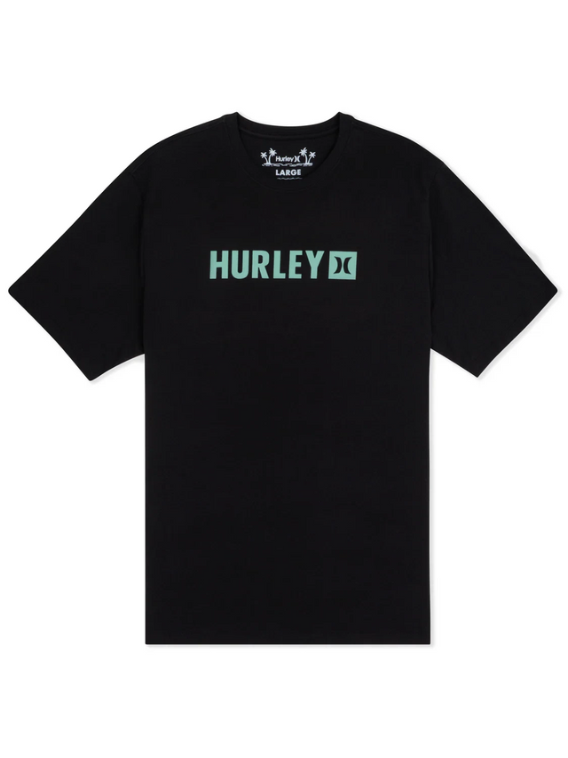 HURLEY The Box T-Shirt Black Men's Short Sleeve T-Shirts Hurley 