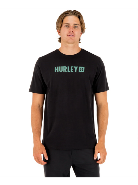 HURLEY The Box T-Shirt Black Men's Short Sleeve T-Shirts Hurley 