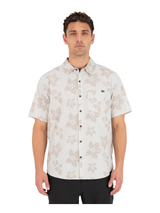 HURLEY Newport Stretch Short Sleeve Button Up Bone Men's Short Sleeve Button Up Shirts Hurley 
