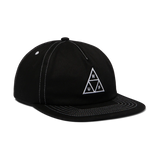 HUF Set Triple Triangle Snapback Hat Black/White Men's Hats huf 