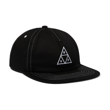 HUF Set Triple Triangle Snapback Hat Black/White Men's Hats huf 