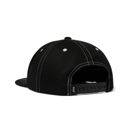 HUF Set Triple Triangle Snapback Hat Black/White Men's Hats huf 