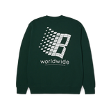 HUF X BRONZE Crewneck Sweater Forest Green Men's Crewnecks Huf 