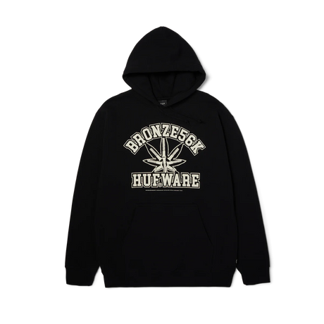HUF X BRONZE Plantware Pullover Hoodie Black Men's Pullover Hoodies Huf 
