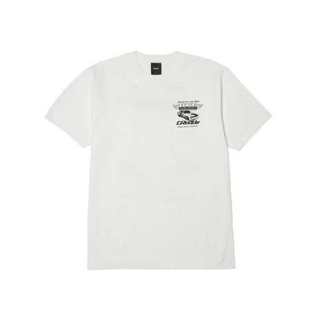 HUF X GReddy Body Works T-Shirt White Men's Short Sleeve T-Shirts Huf 