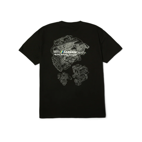 HUF X GReddy Motors T-Shirt Black Men's Short Sleeve T-Shirts Huf 