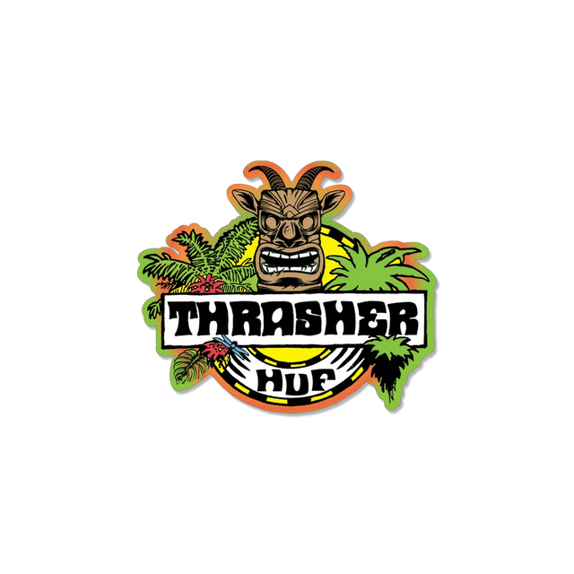 HUF x Thrasher Sticker Stickers Huf 