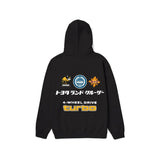 HUF X Toyota Sahara Rally Hoodie Black Men's Pullover Hoodies Huf 