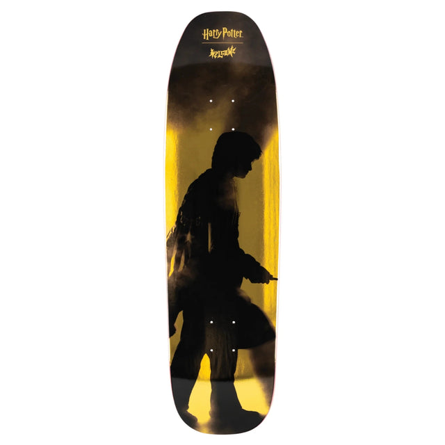 WELCOME Harry Potter X Welcome Seeker On Nimbus 5000 Gold Foil 8.75 Skateboard Deck Skateboard Decks Welcome 