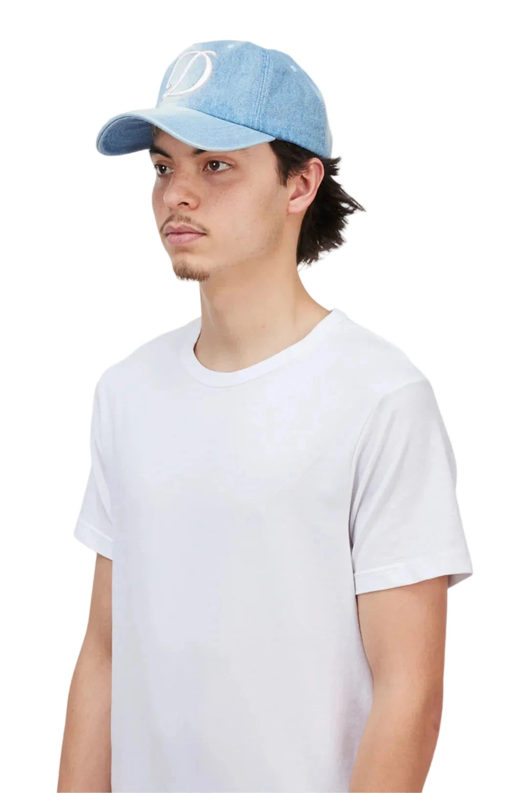 DIME Cursive Denim Worker Cap Blue Washed Men's Hats Dime MTL 