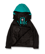 VOLCOM Kids Sluff Insulated Pullover Snowboard Jacket Black 2024 Youth Snow Jackets Volcom 
