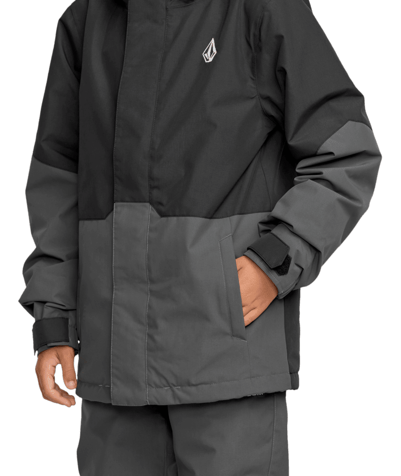 VOLCOM Youth Vernon Insulated Snow Jacket Black 2026 Youth Snow Jackets Volcom 