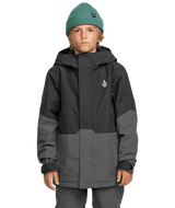 VOLCOM Youth Vernon Insulated Snow Jacket Black 2026 Youth Snow Jackets Volcom 