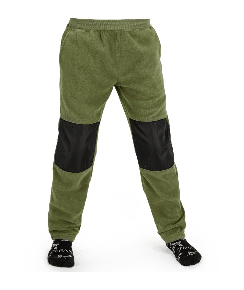 VOLCOM Kids Polar Fleece Pants Military Boy's Denim and Pants Volcom 