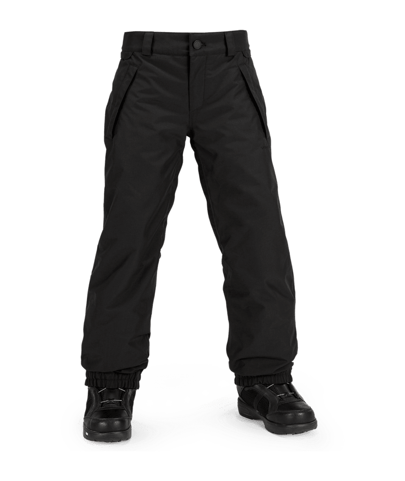 VOLCOM Kids Fernie Insulated Snowboard Pants Black 2024 Youth Snow Pants Volcom 
