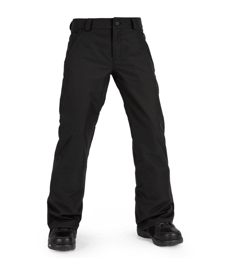 VOLCOM Kids Freakin Chino Insulated Snowboard Pants Black 2024 Youth Snow Pants Volcom 