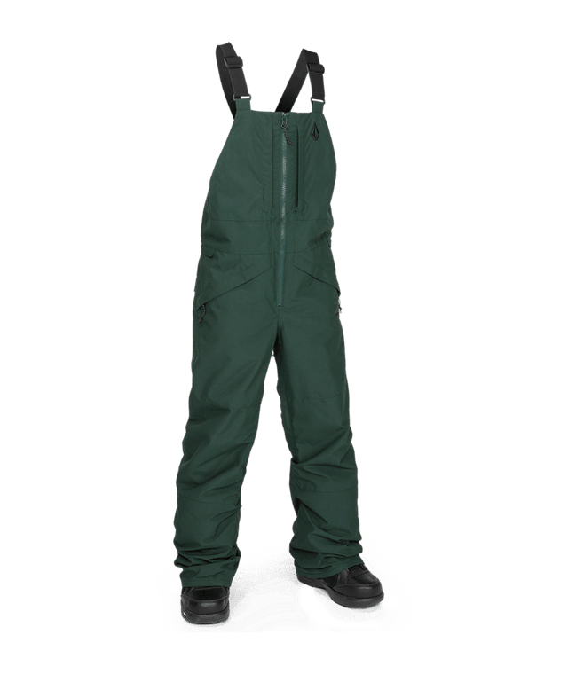 VOLCOM Youth Barkley Bib Overall Snowboard Pants Scarab 2025 Youth Snow Pants Volcom 