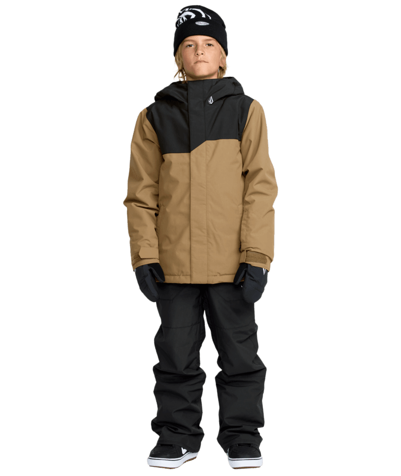 VOLCOM Youth Barkley Insulated Bib Snow Pants Black 2026 Youth Snow Pants Volcom 