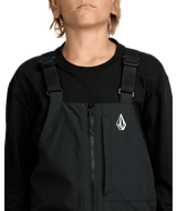 VOLCOM Youth Barkley Insulated Bib Snow Pants Black 2026 Youth Snow Pants Volcom 