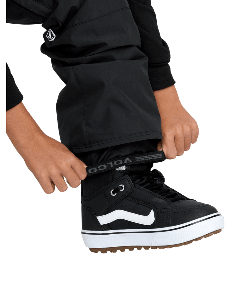 VOLCOM Youth Barkley Insulated Bib Snow Pants Black 2026 Youth Snow Pants Volcom 