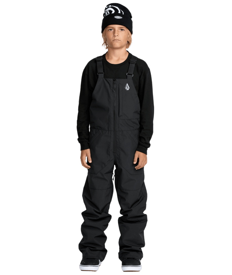 VOLCOM Youth Barkley Insulated Bib Snow Pants Black 2026 Youth Snow Pants Volcom 