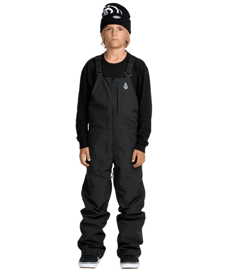VOLCOM Youth Barkley Insulated Bib Snow Pants Black 2026 Youth Snow Pants Volcom 