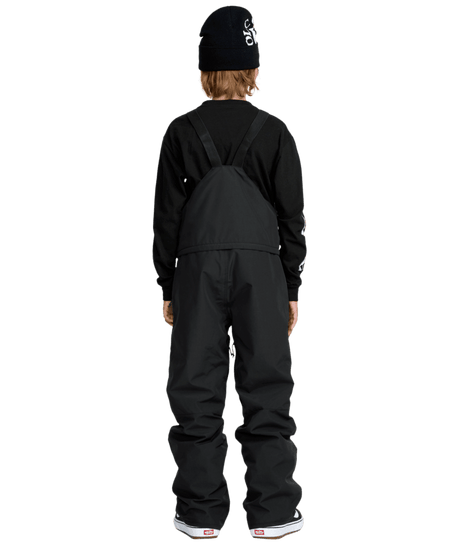 VOLCOM Youth Barkley Insulated Bib Snow Pants Black 2026 Youth Snow Pants Volcom 