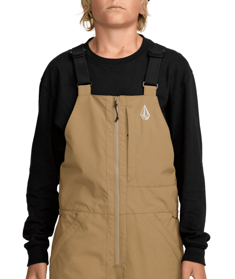 VOLCOM Youth Barkley Insulated Bib Snow Pants Bronze 20256 Youth Snow Pants Volcom 