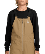 VOLCOM Youth Barkley Insulated Bib Snow Pants Bronze 20256 Youth Snow Pants Volcom 