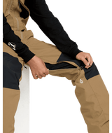 VOLCOM Youth Barkley Insulated Bib Snow Pants Bronze 20256 Youth Snow Pants Volcom 