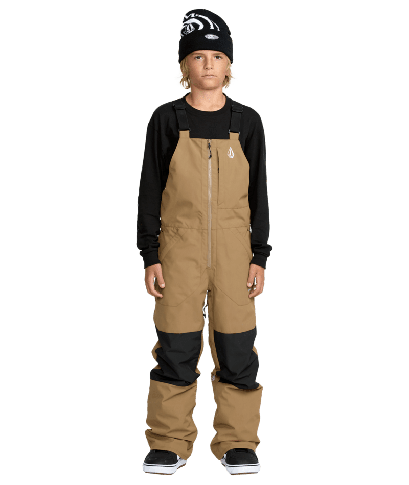 VOLCOM Youth Barkley Insulated Bib Snow Pants Bronze 20256 Youth Snow Pants Volcom 
