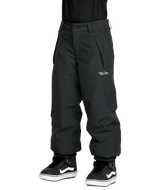 VOLCOM Youth Chaos Insulated Snow Pants Black 2026 Youth Snow Pants Volcom 