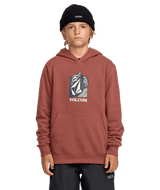 VOLCOM Youth Essentials Pullover Hoodie Henna Boy's Pullover Hoodies Volcom 