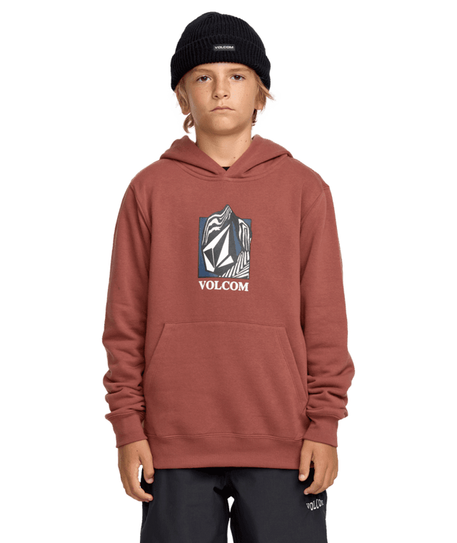 VOLCOM Youth Essentials Pullover Hoodie Henna Boy's Pullover Hoodies Volcom 
