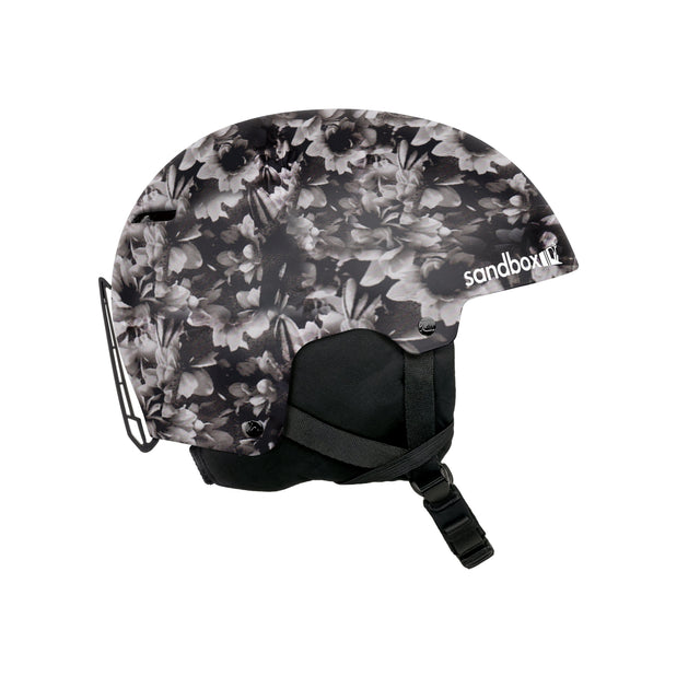 SANDBOX Icon Snow Helmet Black Floral Women's Snow Helmets Sandbox 